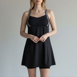 Rare Lululemon Run: Illuminate Dress In Black